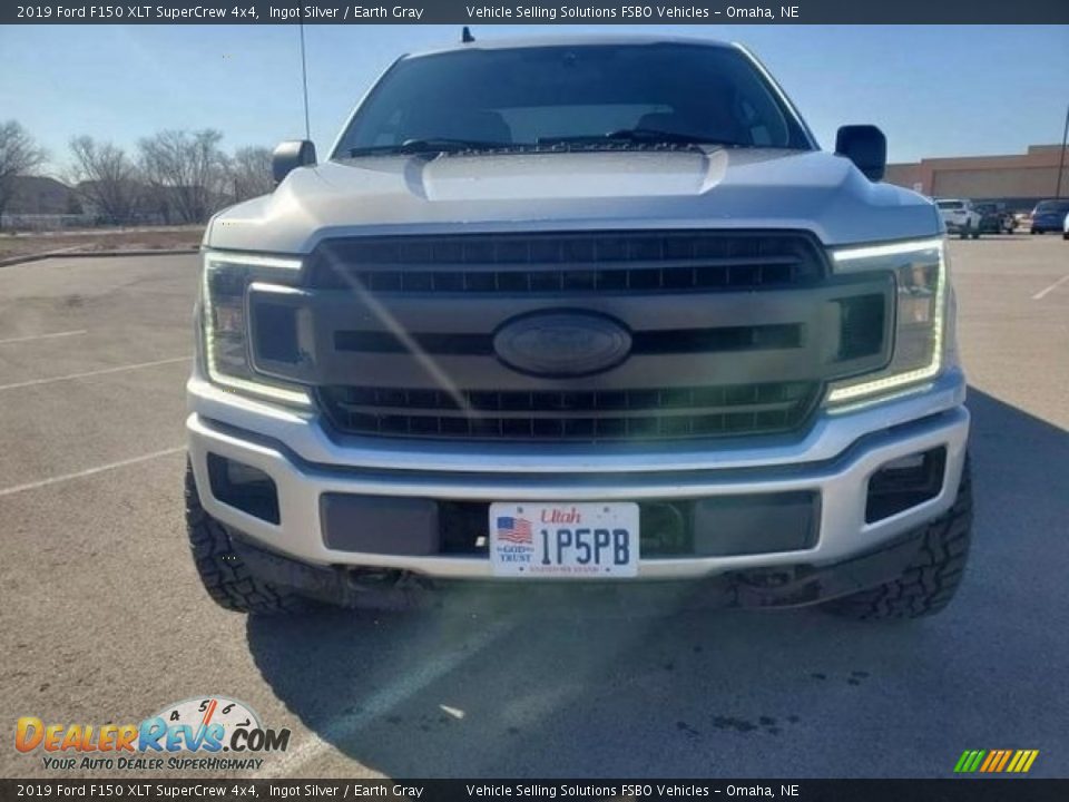 2019 Ford F150 XLT SuperCrew 4x4 Ingot Silver / Earth Gray Photo #9