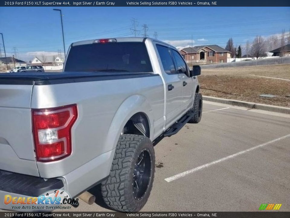 2019 Ford F150 XLT SuperCrew 4x4 Ingot Silver / Earth Gray Photo #10