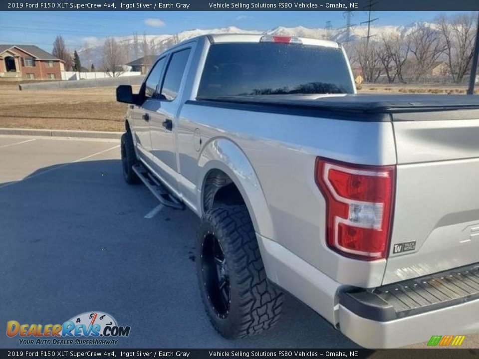 2019 Ford F150 XLT SuperCrew 4x4 Ingot Silver / Earth Gray Photo #11