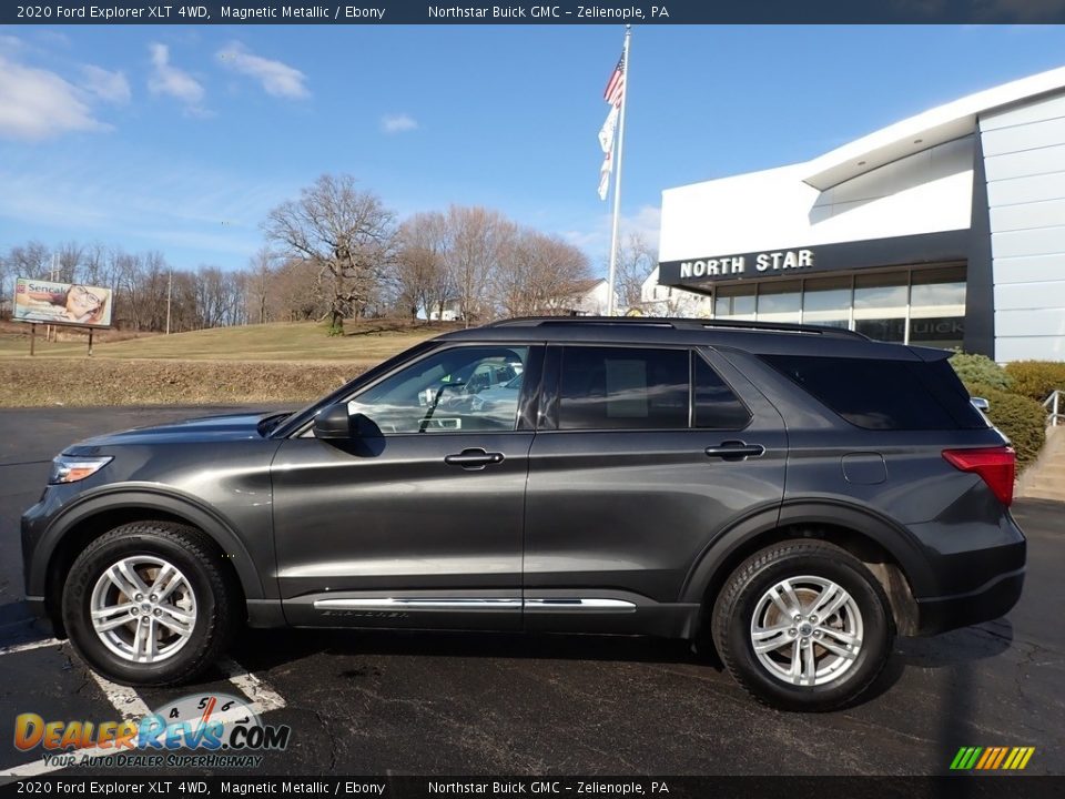 2020 Ford Explorer XLT 4WD Magnetic Metallic / Ebony Photo #14