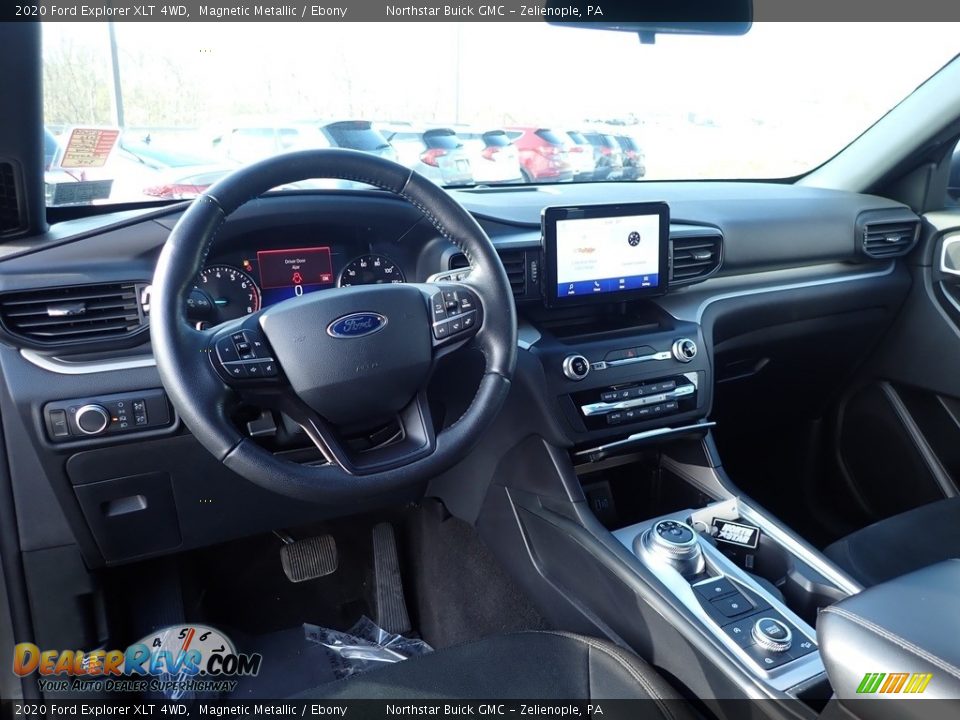 2020 Ford Explorer XLT 4WD Magnetic Metallic / Ebony Photo #20