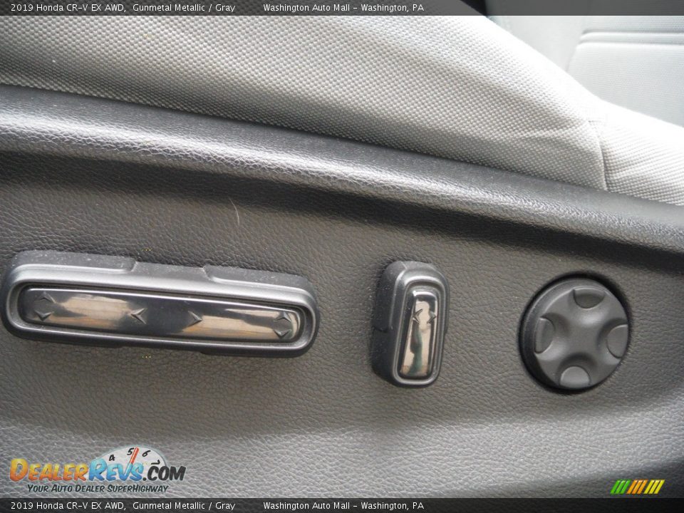 2019 Honda CR-V EX AWD Gunmetal Metallic / Gray Photo #12