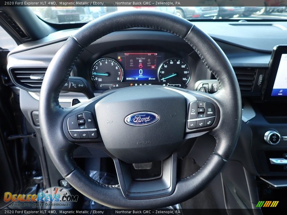 2020 Ford Explorer XLT 4WD Magnetic Metallic / Ebony Photo #23