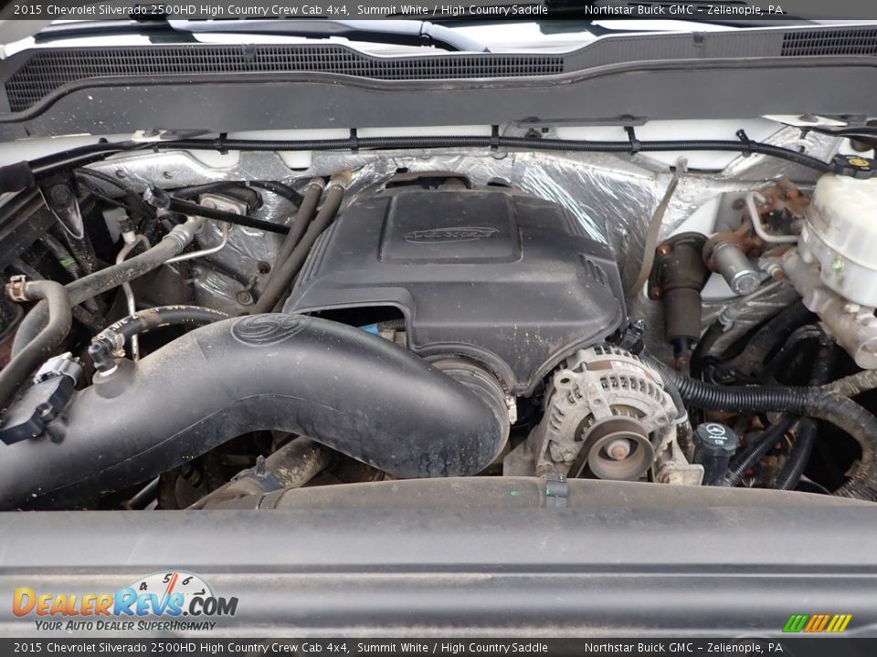 2015 Chevrolet Silverado 2500HD High Country Crew Cab 4x4 Summit White / High Country Saddle Photo #2