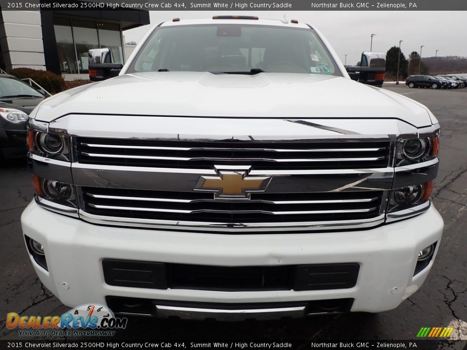 2015 Chevrolet Silverado 2500HD High Country Crew Cab 4x4 Summit White / High Country Saddle Photo #3