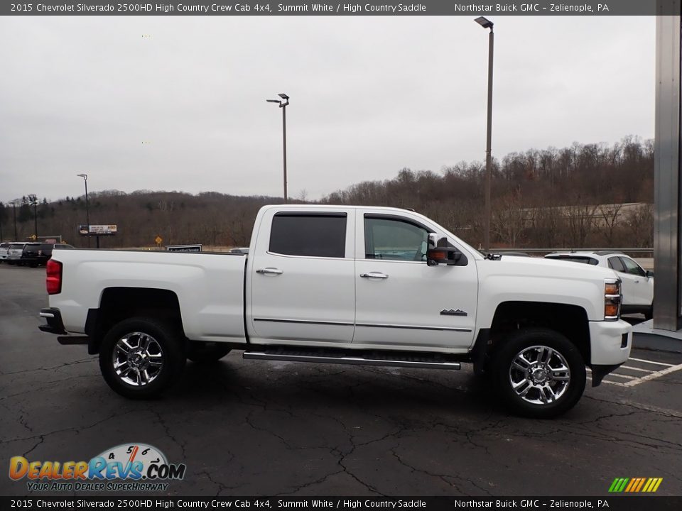 Summit White 2015 Chevrolet Silverado 2500HD High Country Crew Cab 4x4 Photo #5