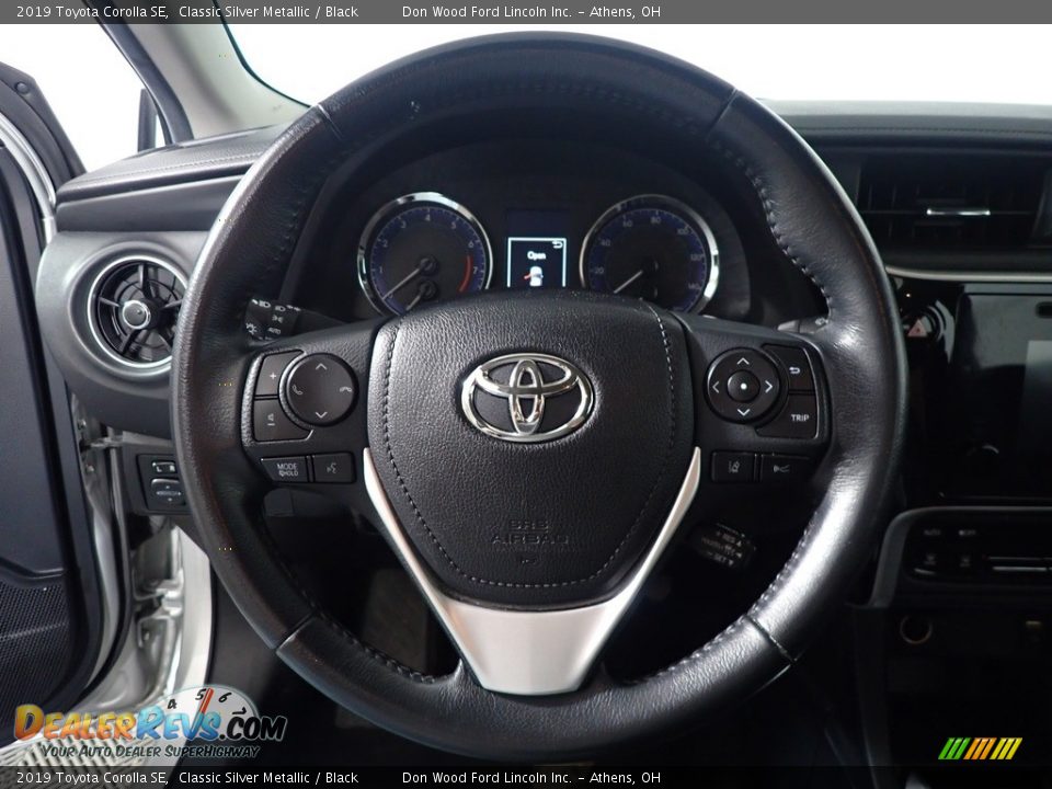 2019 Toyota Corolla SE Classic Silver Metallic / Black Photo #27