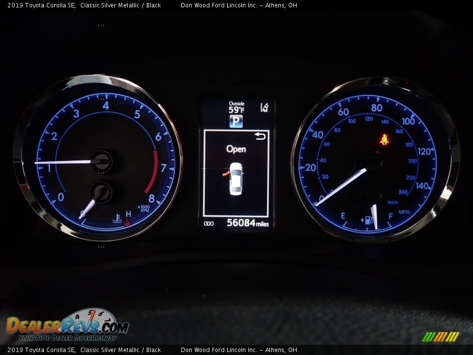 2019 Toyota Corolla SE Classic Silver Metallic / Black Photo #28