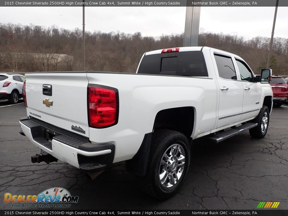 2015 Chevrolet Silverado 2500HD High Country Crew Cab 4x4 Summit White / High Country Saddle Photo #8