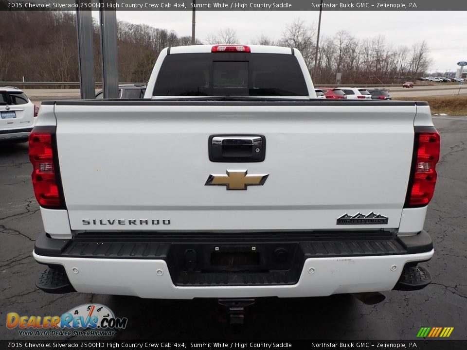 2015 Chevrolet Silverado 2500HD High Country Crew Cab 4x4 Summit White / High Country Saddle Photo #9