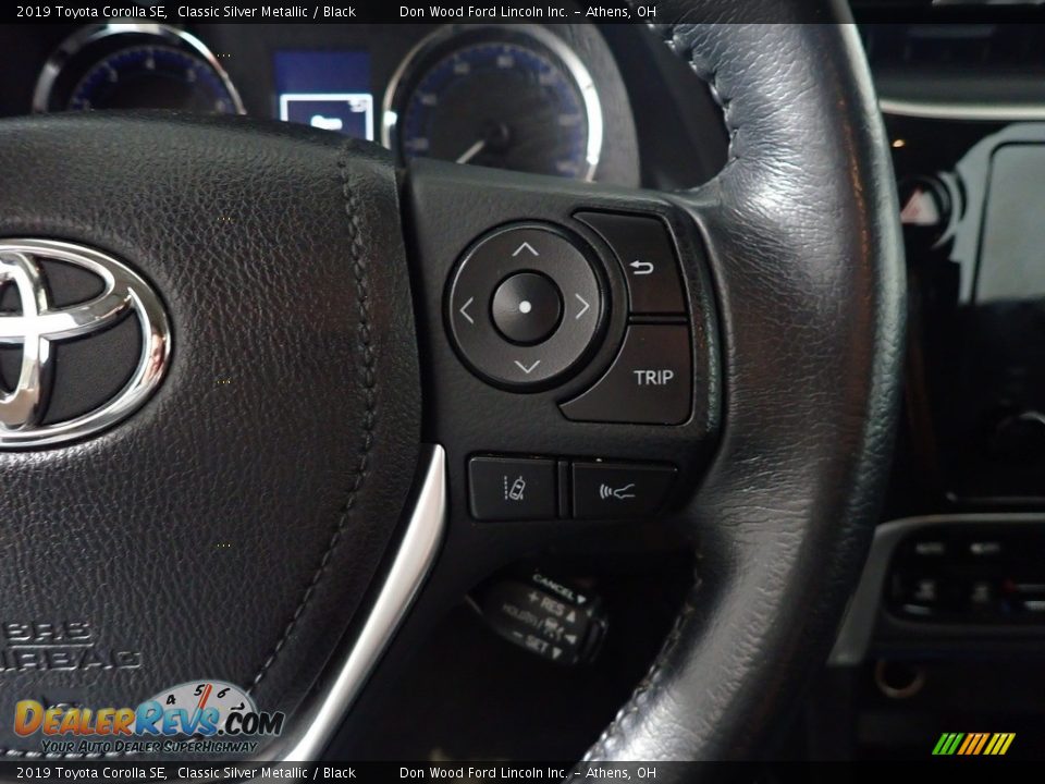 2019 Toyota Corolla SE Classic Silver Metallic / Black Photo #30