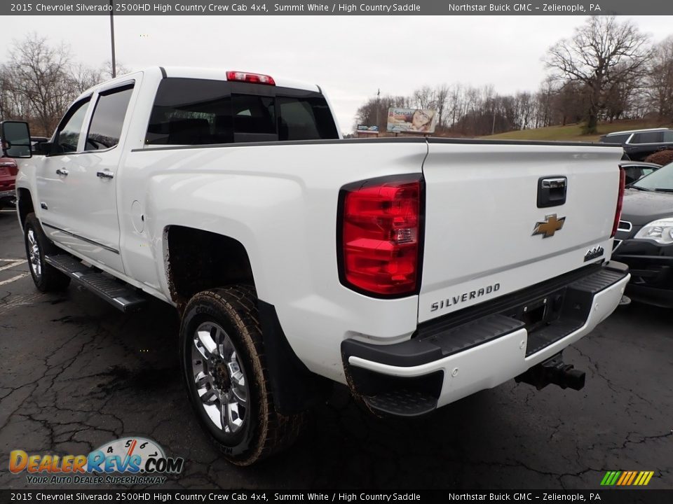 2015 Chevrolet Silverado 2500HD High Country Crew Cab 4x4 Summit White / High Country Saddle Photo #10
