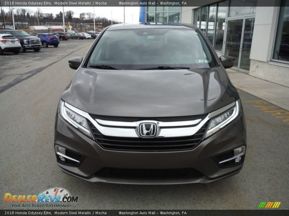 2018 Honda Odyssey Elite Modern Steel Metallic / Mocha Photo #4