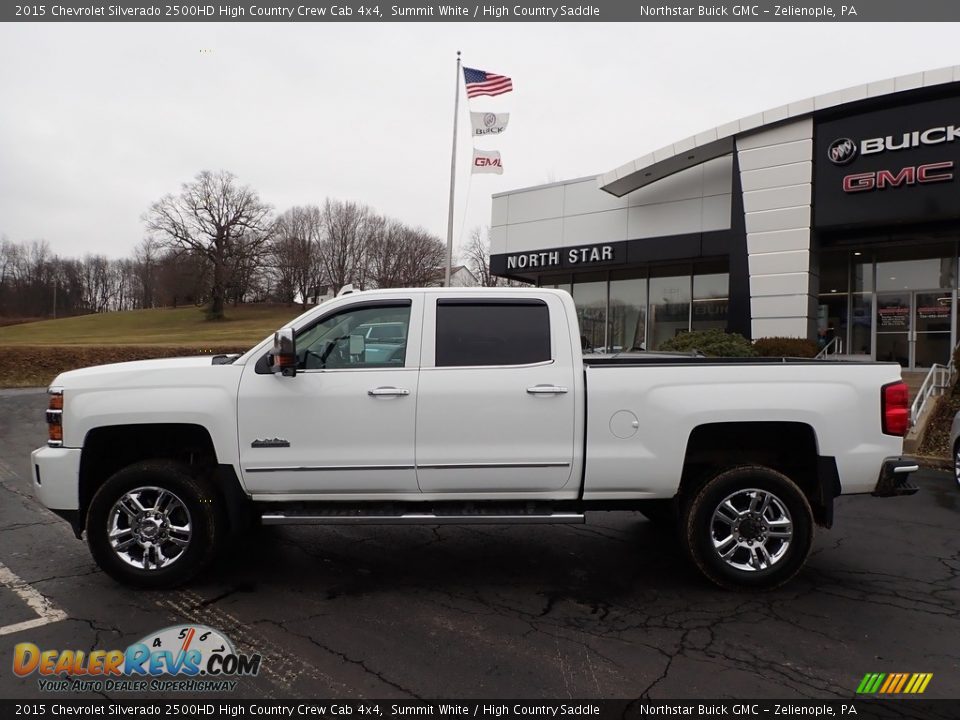 2015 Chevrolet Silverado 2500HD High Country Crew Cab 4x4 Summit White / High Country Saddle Photo #11