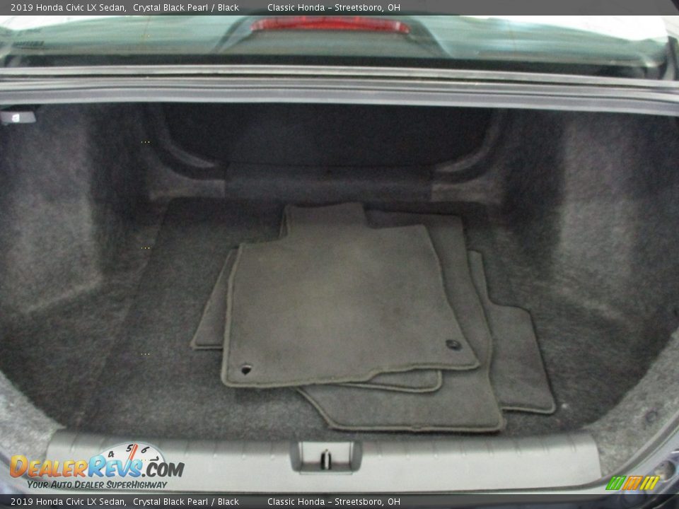 2019 Honda Civic LX Sedan Crystal Black Pearl / Black Photo #20