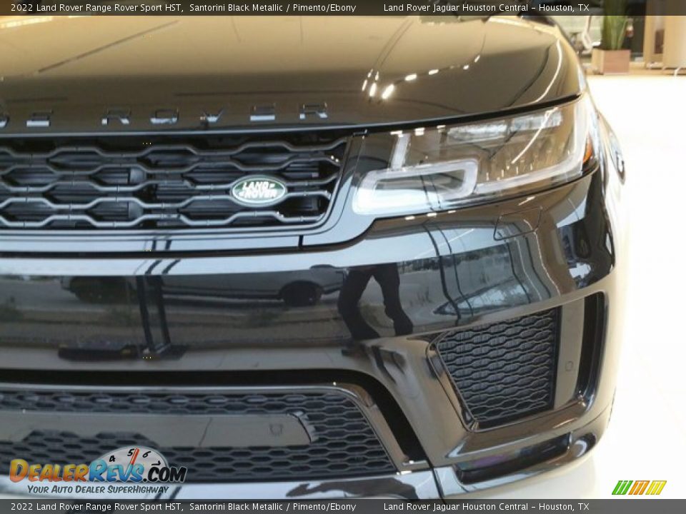 2022 Land Rover Range Rover Sport HST Santorini Black Metallic / Pimento/Ebony Photo #8