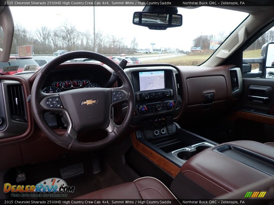 2015 Chevrolet Silverado 2500HD High Country Crew Cab 4x4 Summit White / High Country Saddle Photo #17