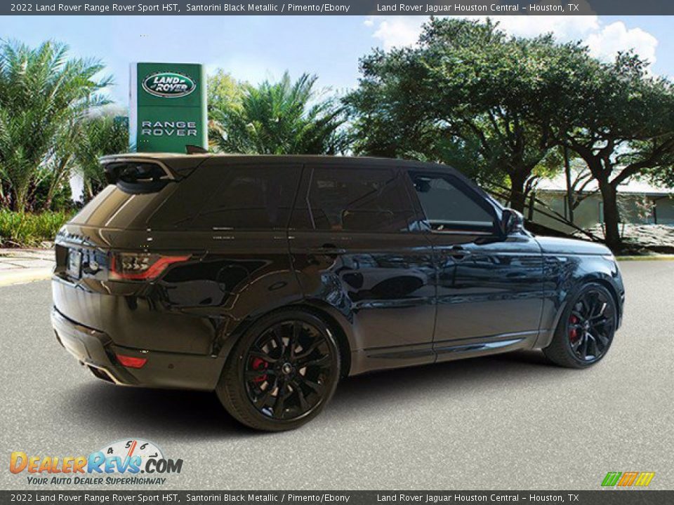 2022 Land Rover Range Rover Sport HST Santorini Black Metallic / Pimento/Ebony Photo #11