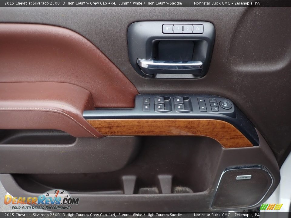 Door Panel of 2015 Chevrolet Silverado 2500HD High Country Crew Cab 4x4 Photo #19