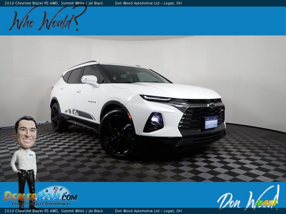 2019 Chevrolet Blazer RS AWD Summit White / Jet Black Photo #1