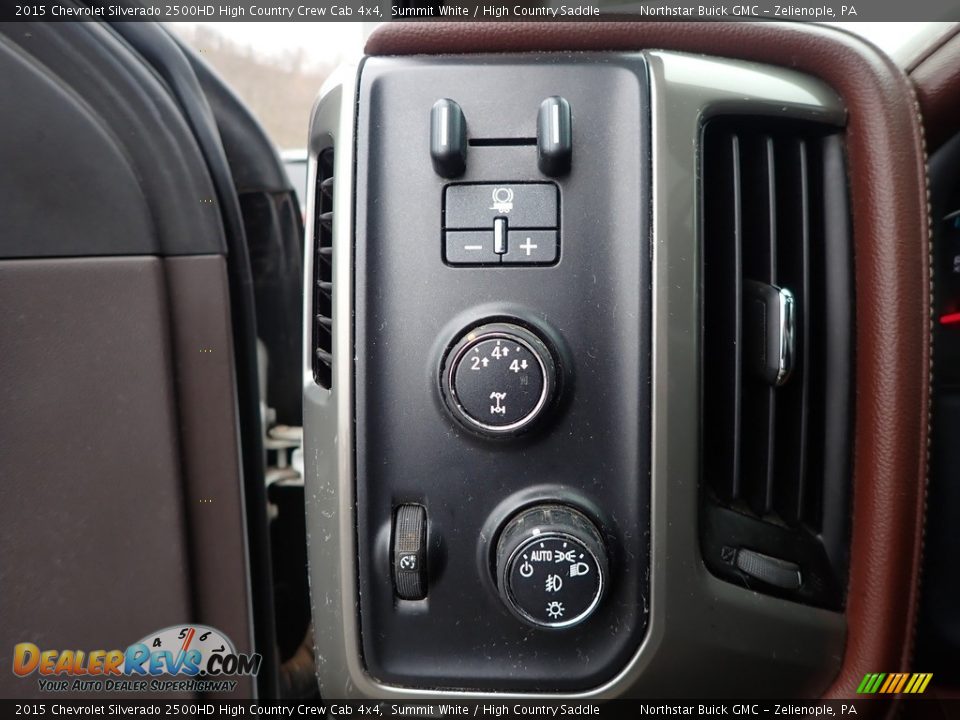 Controls of 2015 Chevrolet Silverado 2500HD High Country Crew Cab 4x4 Photo #20