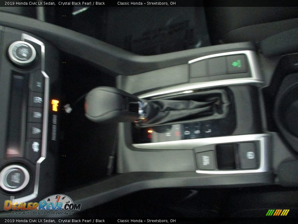 2019 Honda Civic LX Sedan Crystal Black Pearl / Black Photo #33