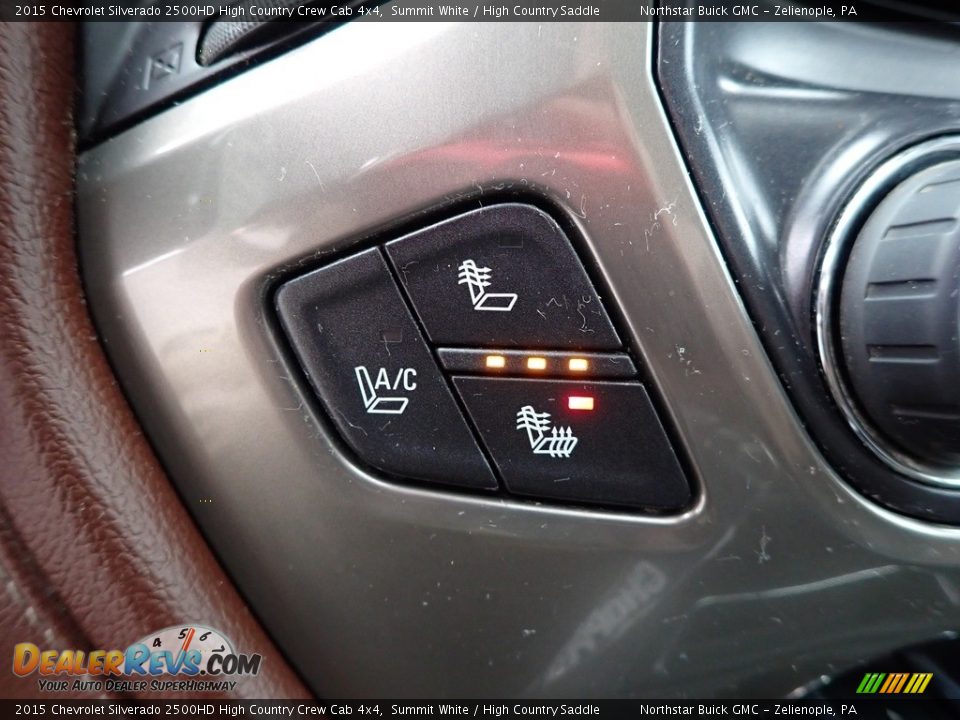 Controls of 2015 Chevrolet Silverado 2500HD High Country Crew Cab 4x4 Photo #26