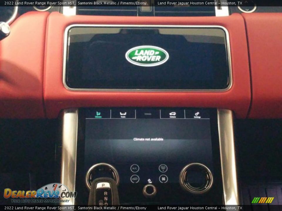 2022 Land Rover Range Rover Sport HST Santorini Black Metallic / Pimento/Ebony Photo #21