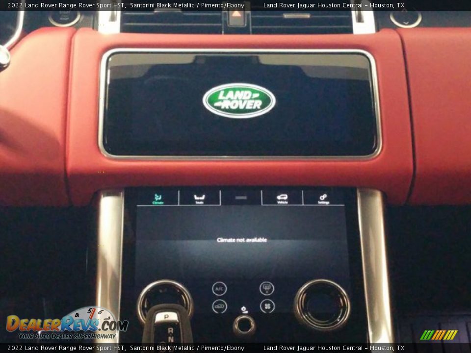 2022 Land Rover Range Rover Sport HST Santorini Black Metallic / Pimento/Ebony Photo #22