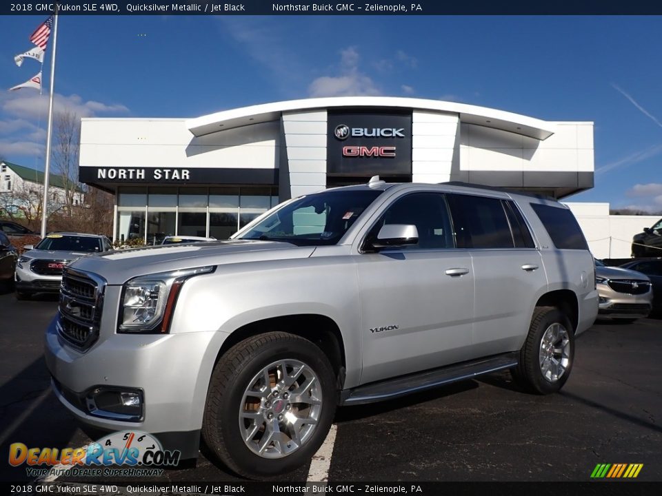 2018 GMC Yukon SLE 4WD Quicksilver Metallic / Jet Black Photo #1