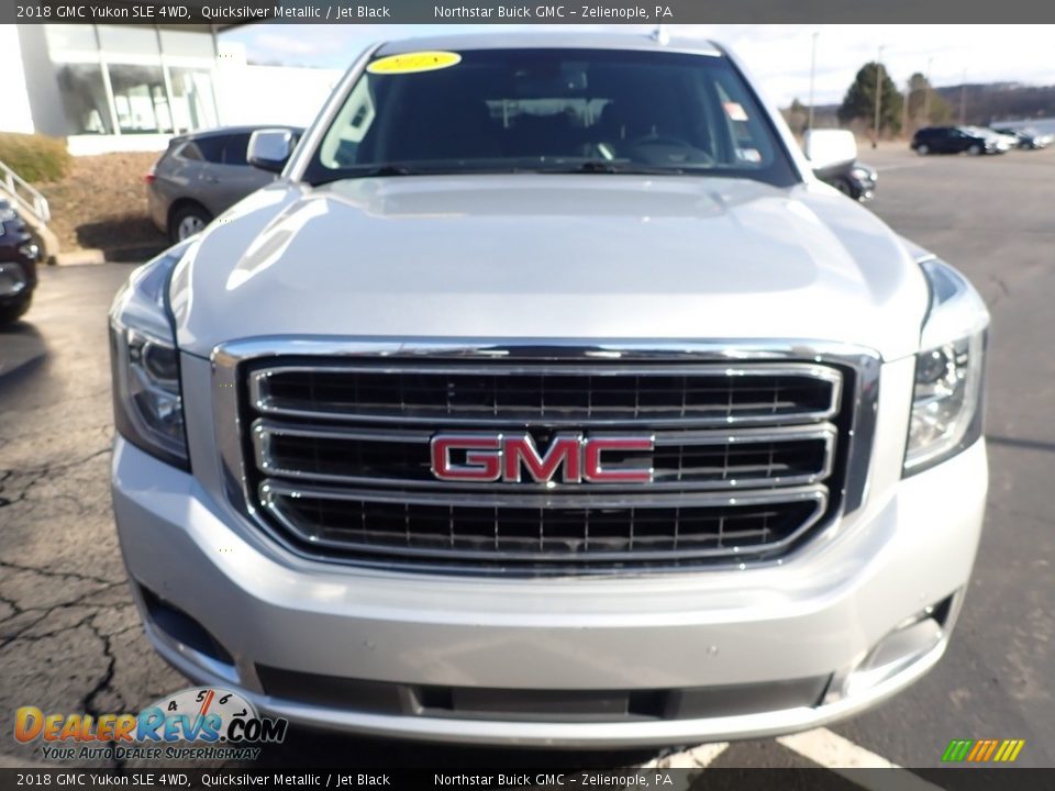 2018 GMC Yukon SLE 4WD Quicksilver Metallic / Jet Black Photo #3