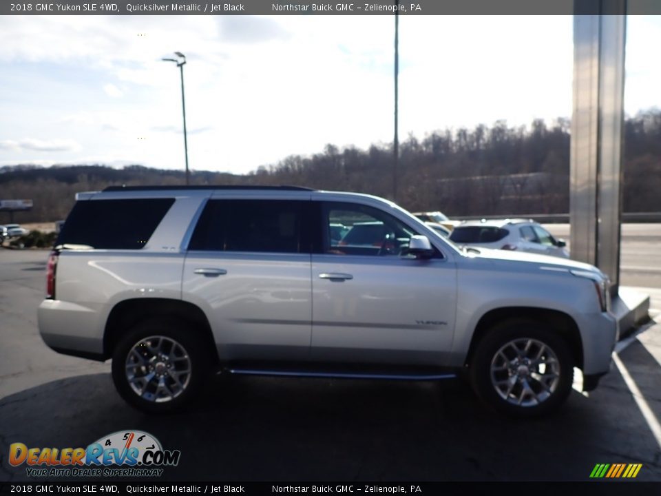 2018 GMC Yukon SLE 4WD Quicksilver Metallic / Jet Black Photo #5