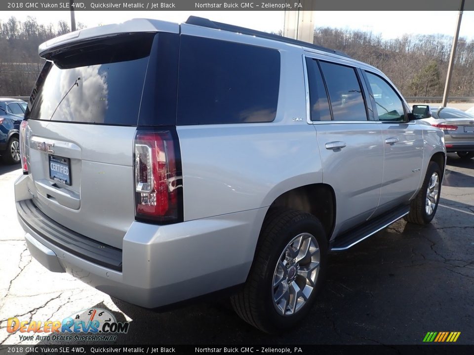 2018 GMC Yukon SLE 4WD Quicksilver Metallic / Jet Black Photo #9