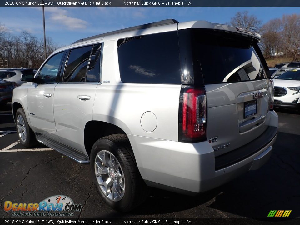 2018 GMC Yukon SLE 4WD Quicksilver Metallic / Jet Black Photo #13