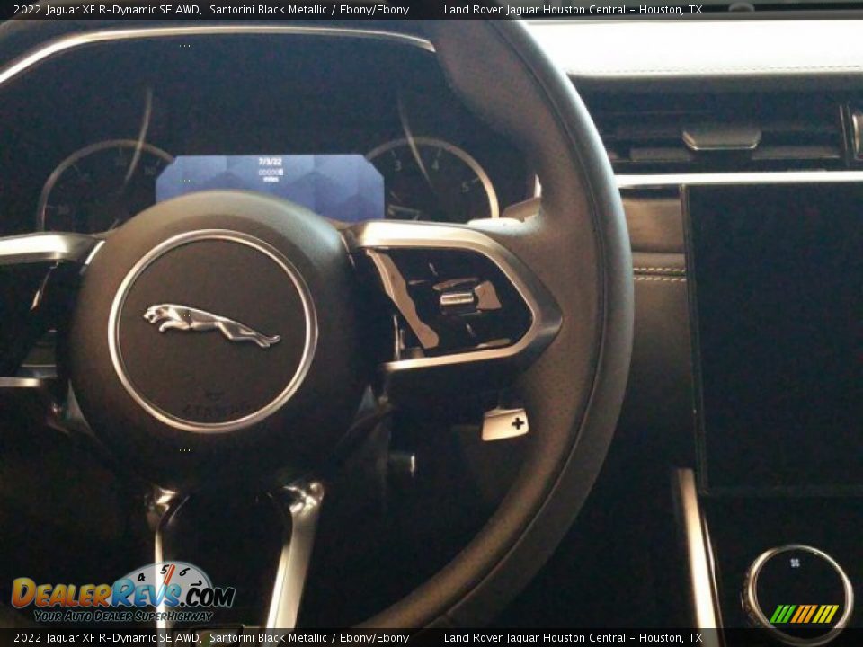 2022 Jaguar XF R-Dynamic SE AWD Steering Wheel Photo #17