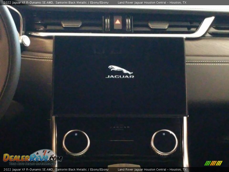 2022 Jaguar XF R-Dynamic SE AWD Santorini Black Metallic / Ebony/Ebony Photo #19