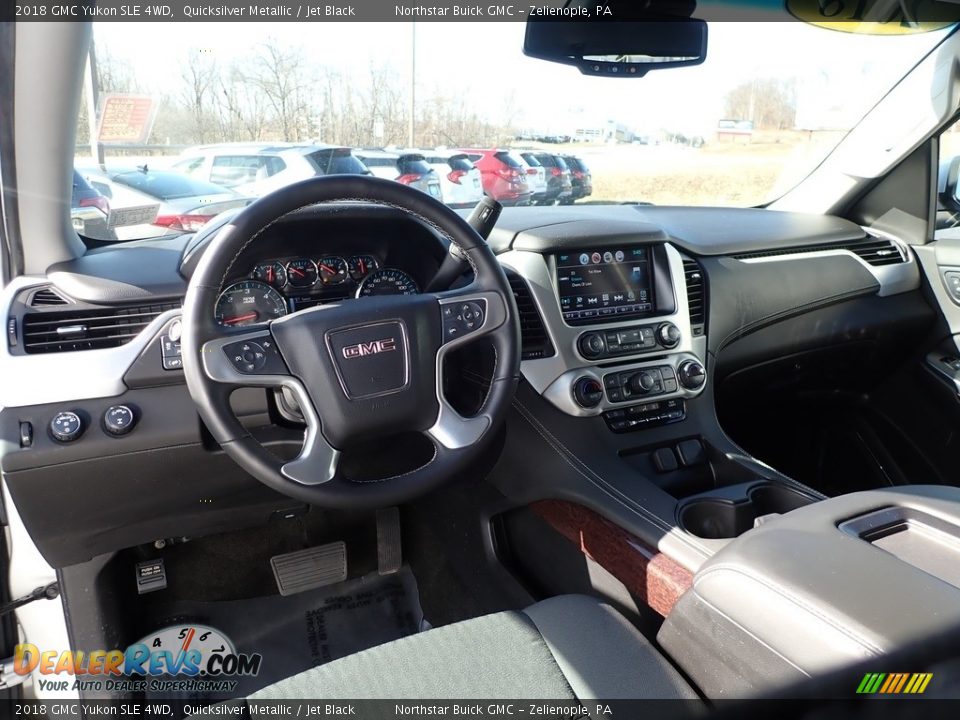 2018 GMC Yukon SLE 4WD Quicksilver Metallic / Jet Black Photo #20