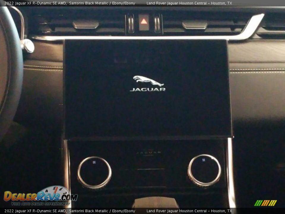 2022 Jaguar XF R-Dynamic SE AWD Santorini Black Metallic / Ebony/Ebony Photo #21