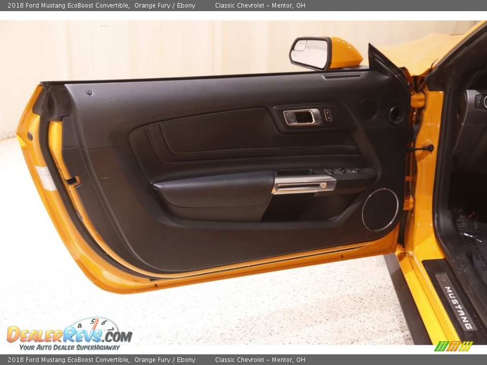 Door Panel of 2018 Ford Mustang EcoBoost Convertible Photo #5