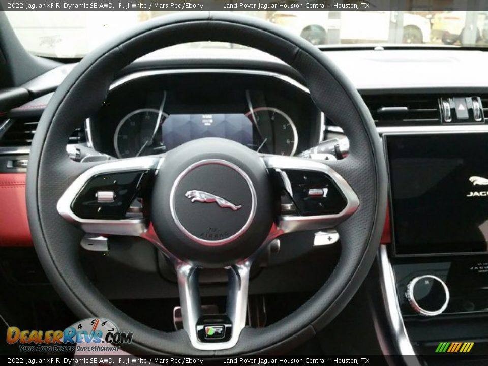 2022 Jaguar XF R-Dynamic SE AWD Steering Wheel Photo #15