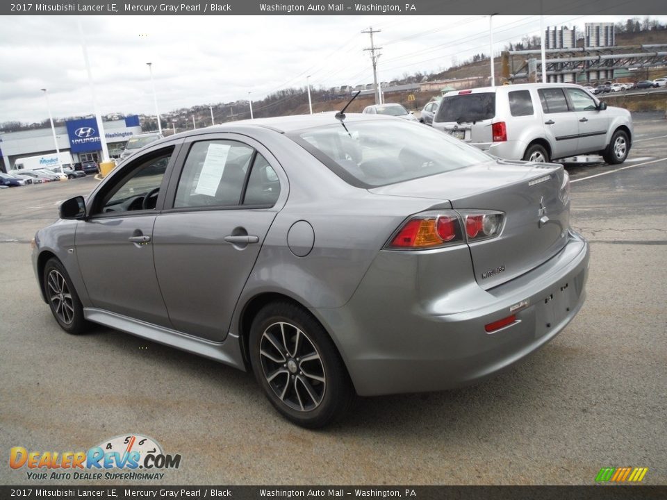 2017 Mitsubishi Lancer LE Mercury Gray Pearl / Black Photo #6