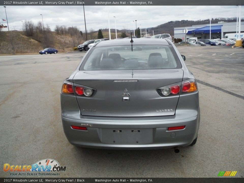 2017 Mitsubishi Lancer LE Mercury Gray Pearl / Black Photo #7