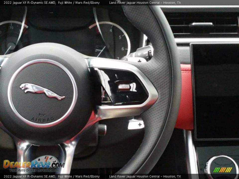 2022 Jaguar XF R-Dynamic SE AWD Steering Wheel Photo #17