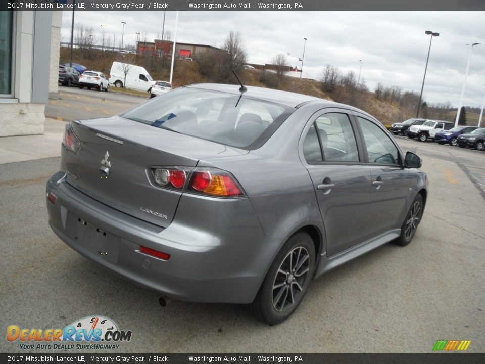 2017 Mitsubishi Lancer LE Mercury Gray Pearl / Black Photo #8