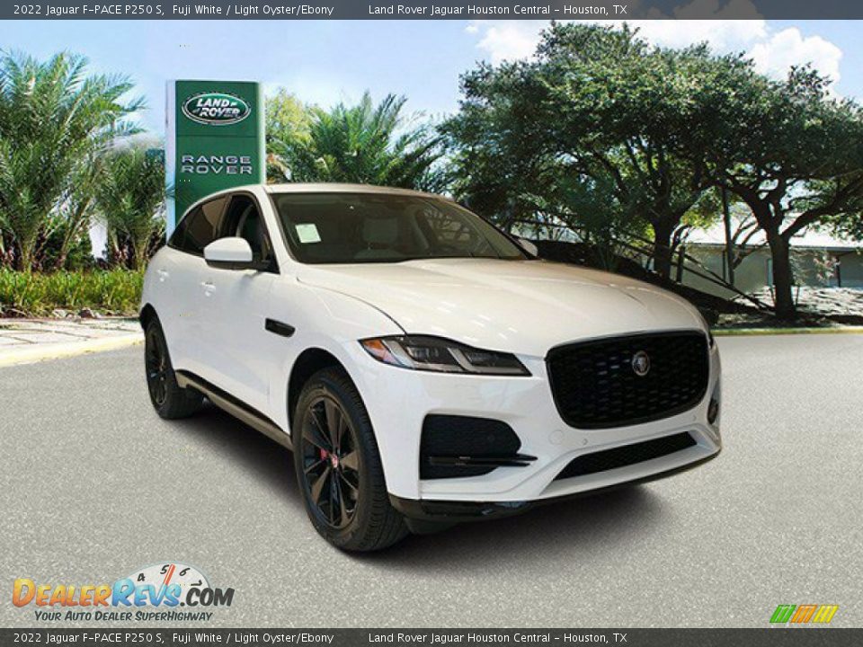 2022 Jaguar F-PACE P250 S Fuji White / Light Oyster/Ebony Photo #12