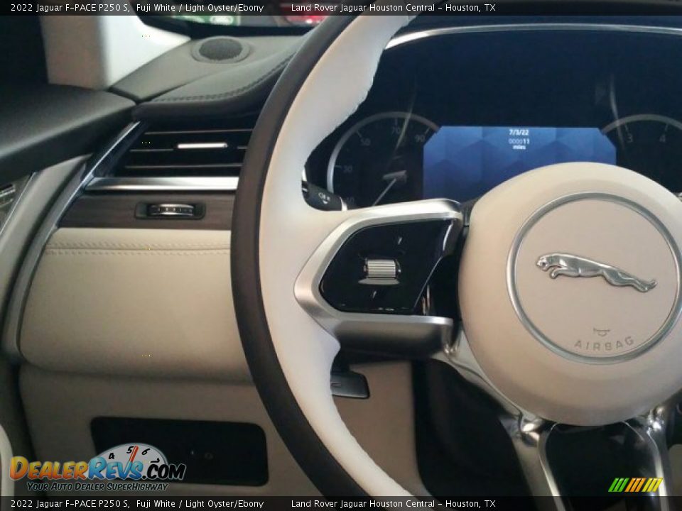 2022 Jaguar F-PACE P250 S Steering Wheel Photo #16