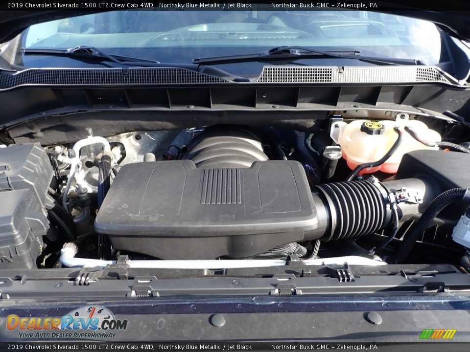 2019 Chevrolet Silverado 1500 LTZ Crew Cab 4WD Northsky Blue Metallic / Jet Black Photo #2