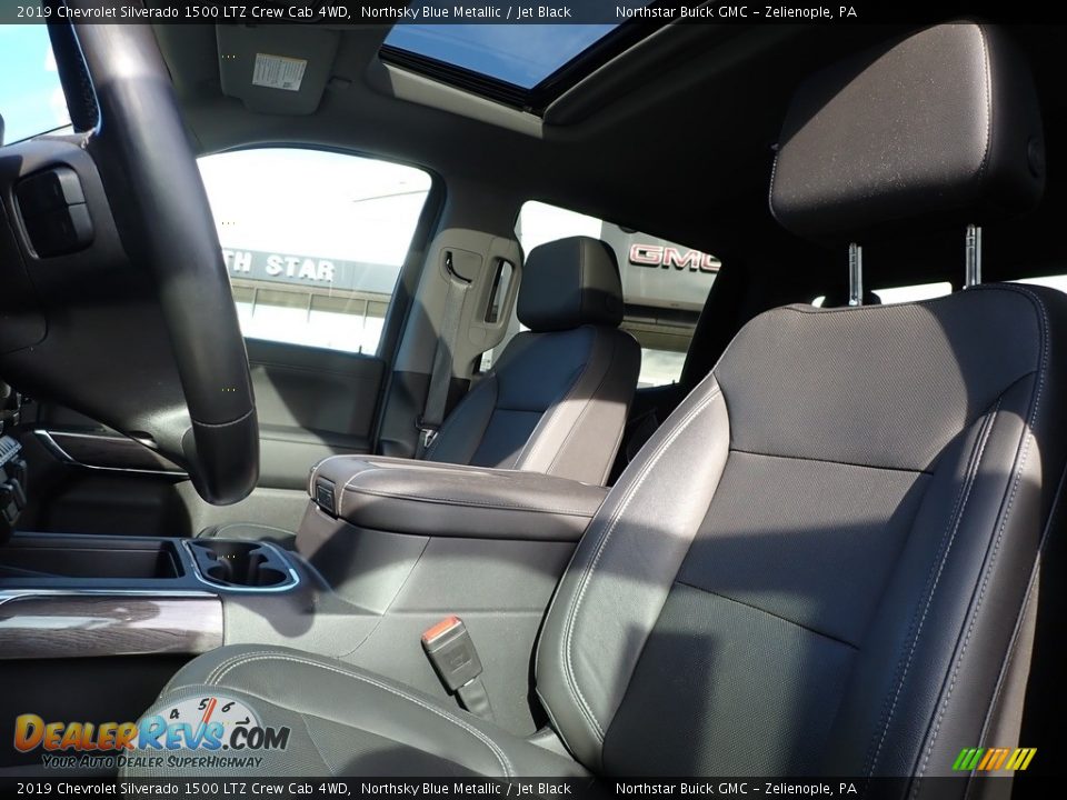 2019 Chevrolet Silverado 1500 LTZ Crew Cab 4WD Northsky Blue Metallic / Jet Black Photo #15