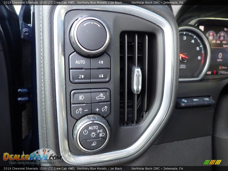 2019 Chevrolet Silverado 1500 LTZ Crew Cab 4WD Northsky Blue Metallic / Jet Black Photo #20