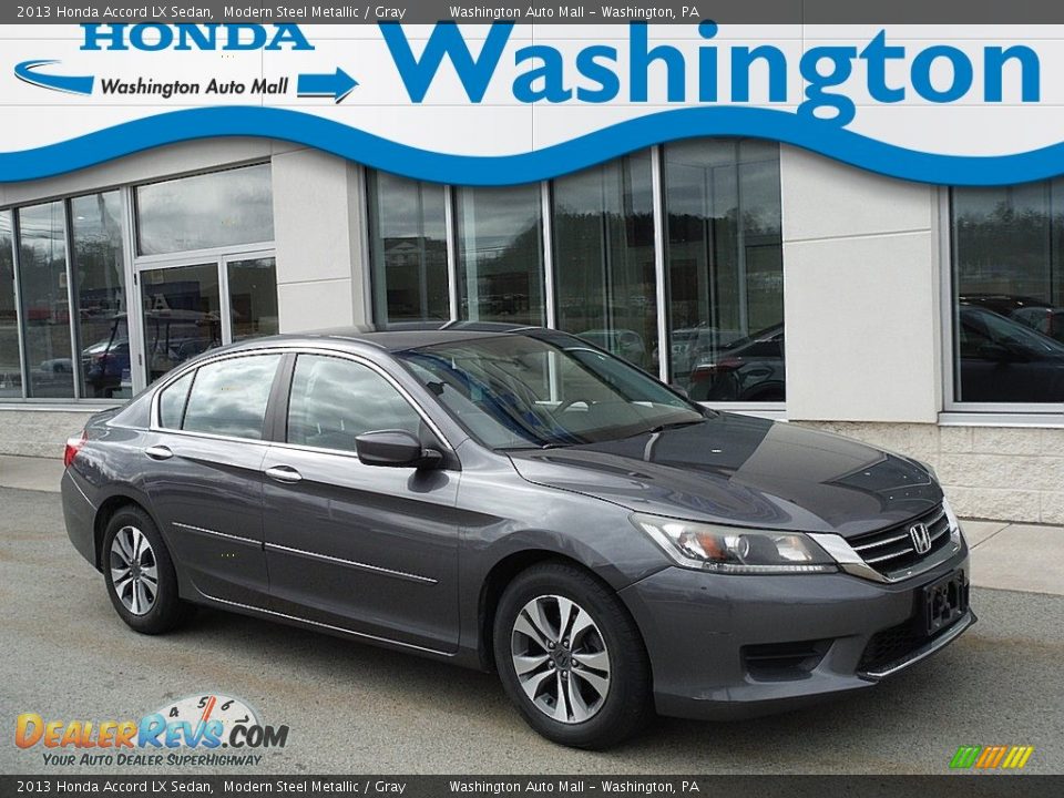 2013 Honda Accord LX Sedan Modern Steel Metallic / Gray Photo #1